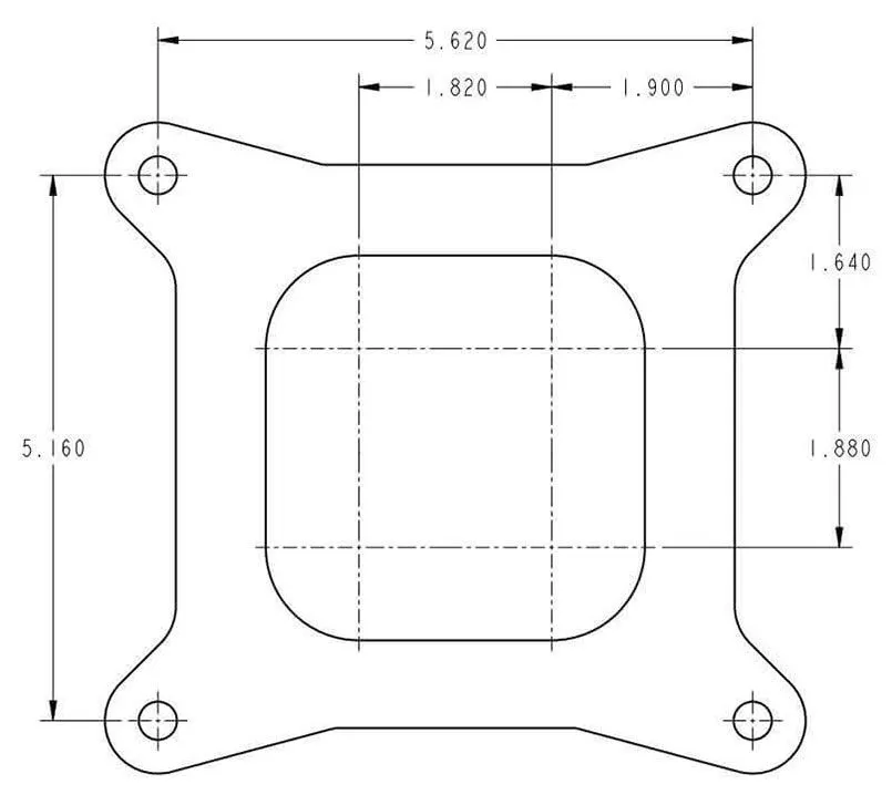 1000 CFM 4-Barrel HP Series Race Carburettor