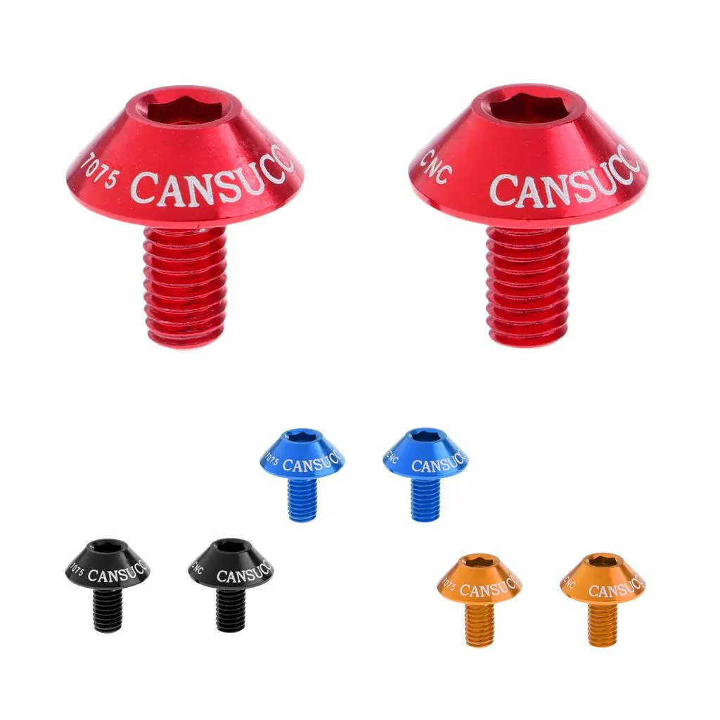 2Pc Lightweight Bike Water Bottle Cages Allen Key   Screws M5x10mm