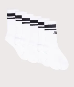 6 Pack Essentials Stripe Midcalf Socks