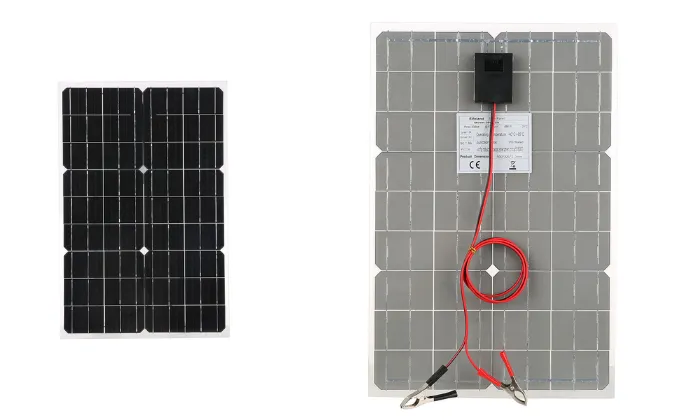 60W 12V Semi Flexible Solar Panel Device Battery Charger (For 60W devices)