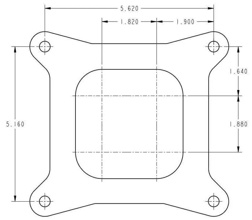 750 CFM Four Barrel Aluminium Street HP Carburettor HO0-82750SA