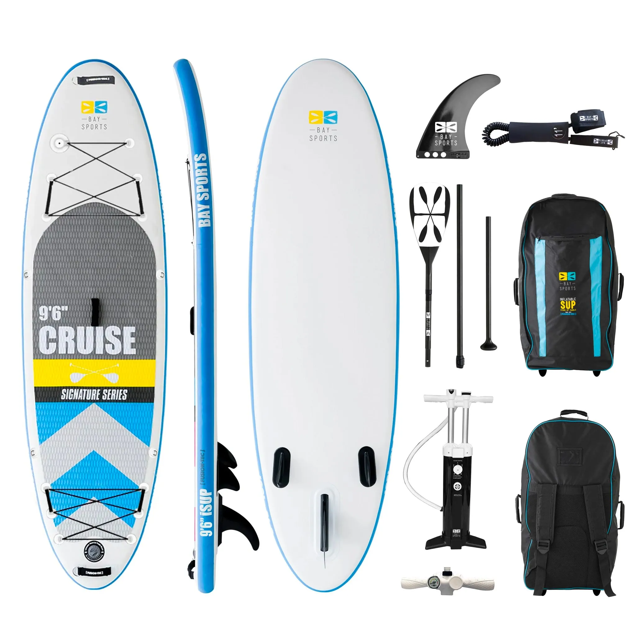 9'6" Cruise - Premium Inflatable Stand Up Paddle Board Package