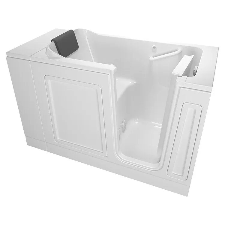 Acrylic Luxury Series 28" L x 48" W Walk-in Soaking Tub with Right-Hand Drain