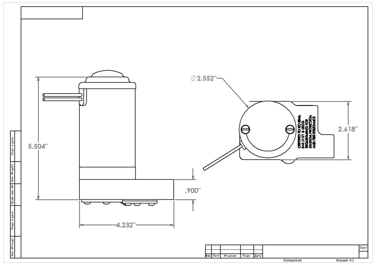 Aeromotive Carbureted Marine Fuel Pumps 11211