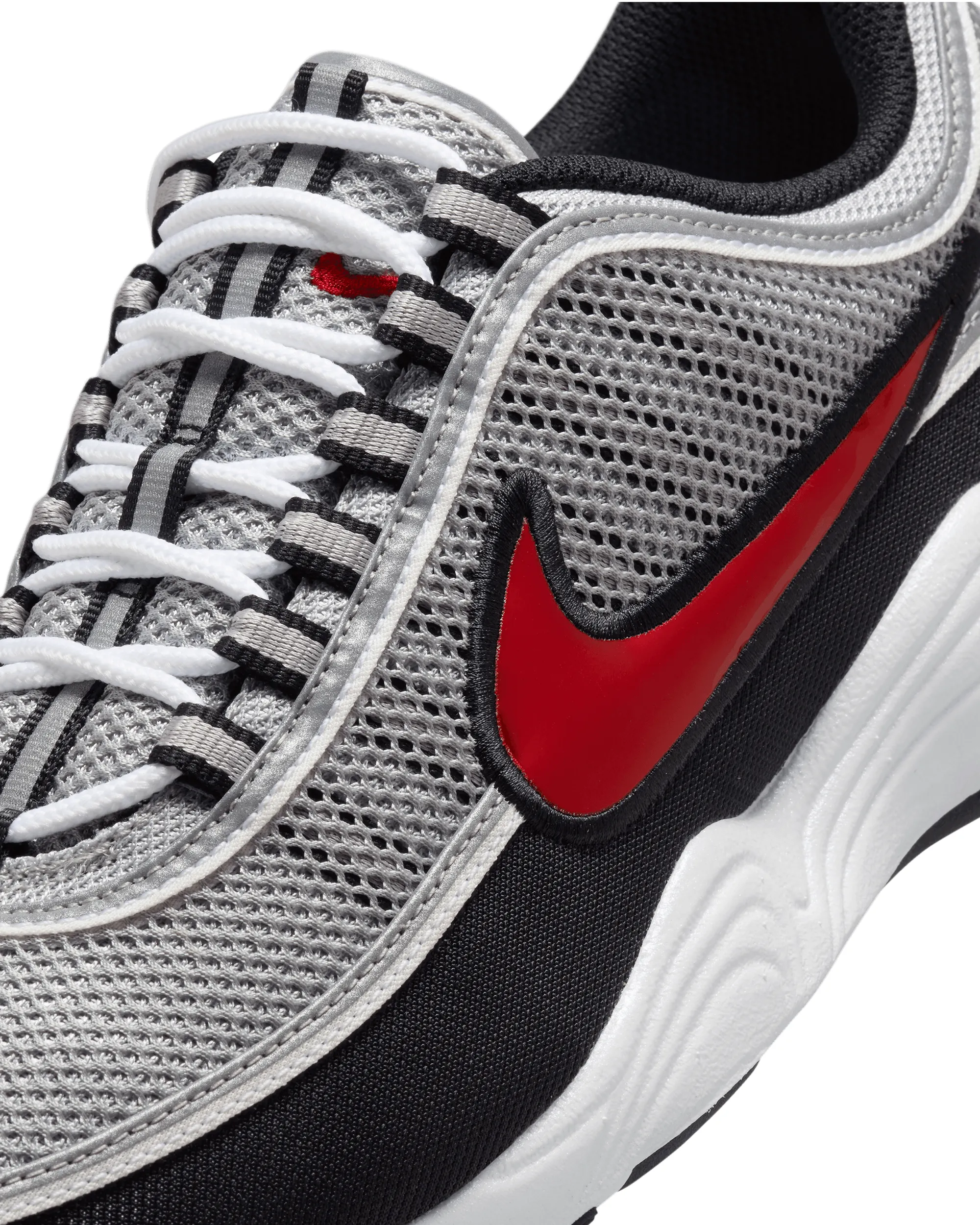 Air Zoom Spiridon SP - Metallic Silver / Sports Red