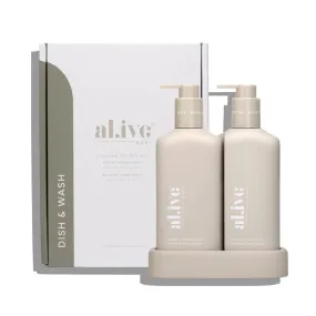 Al.ive Body Hand Wash & Dishwashing Liquid Premium Kitchen Duo