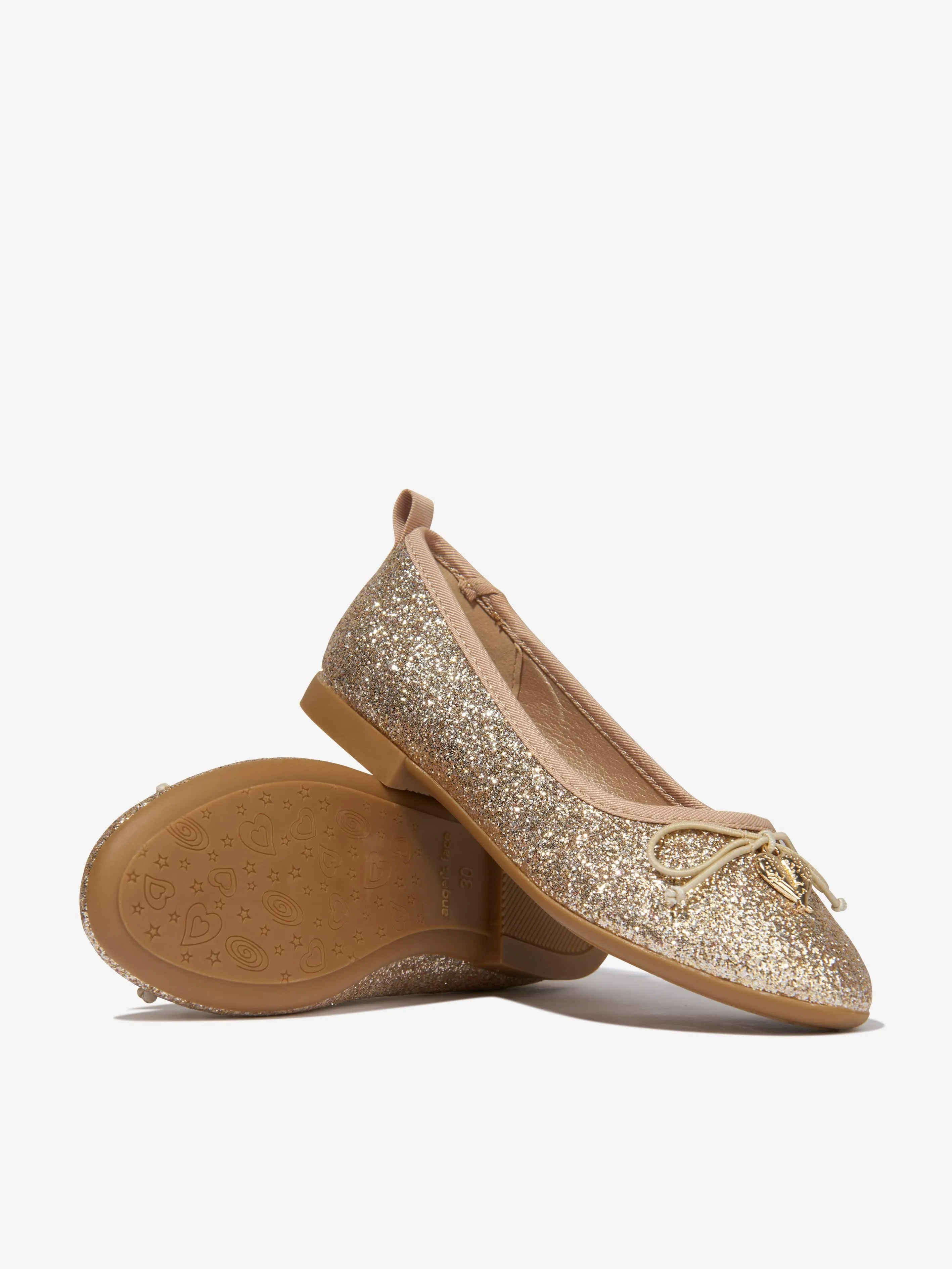 Angels Face Girls Lillie Pumps in Gold