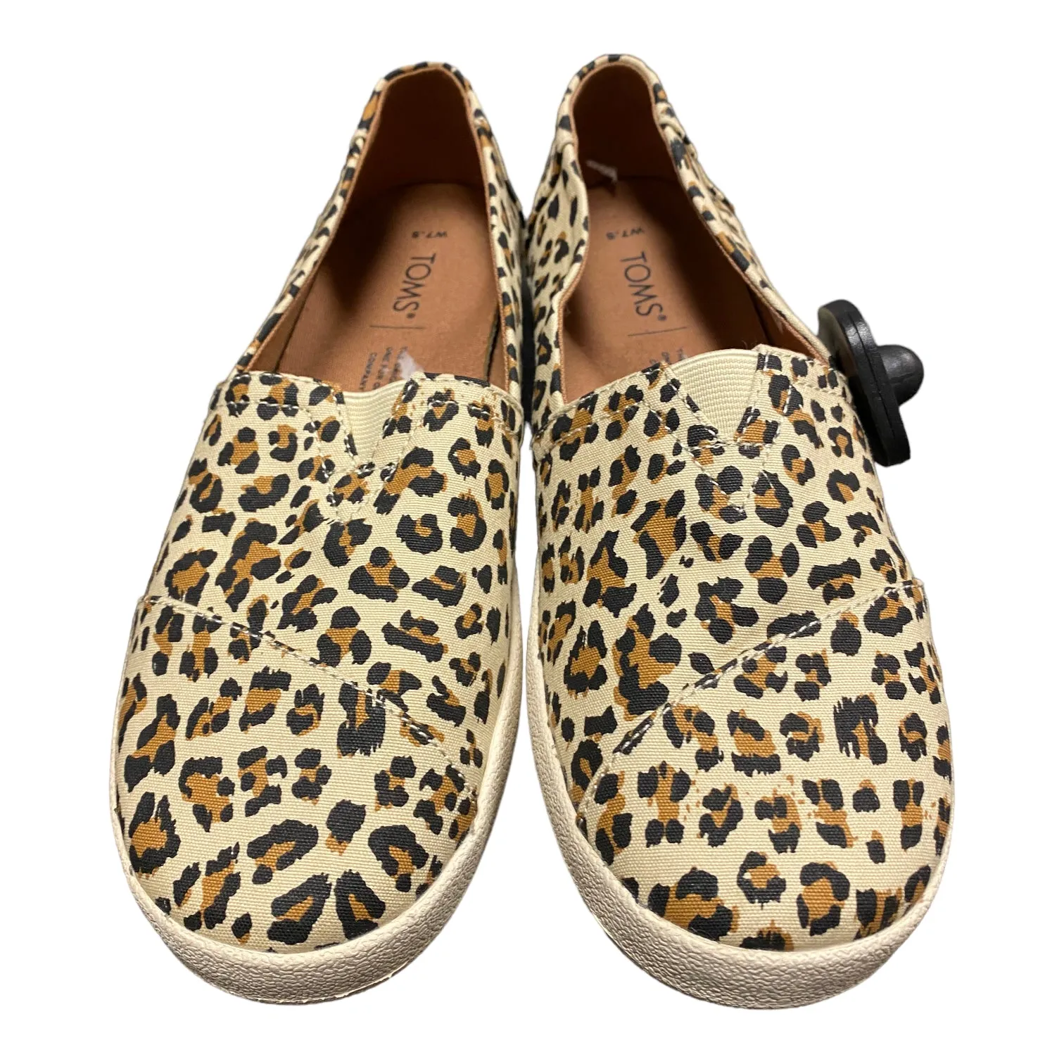 Animal Print Shoes Flats Toms, Size 7.5