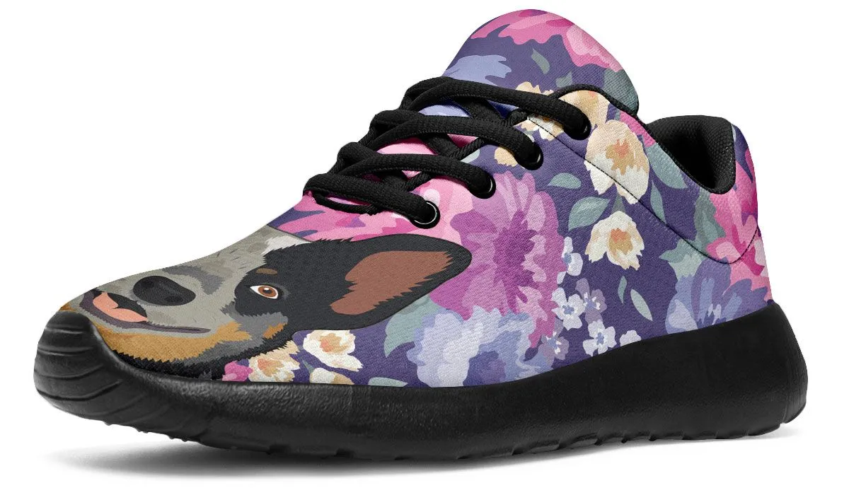 Australian Cattle Dog Portrait Sneakers