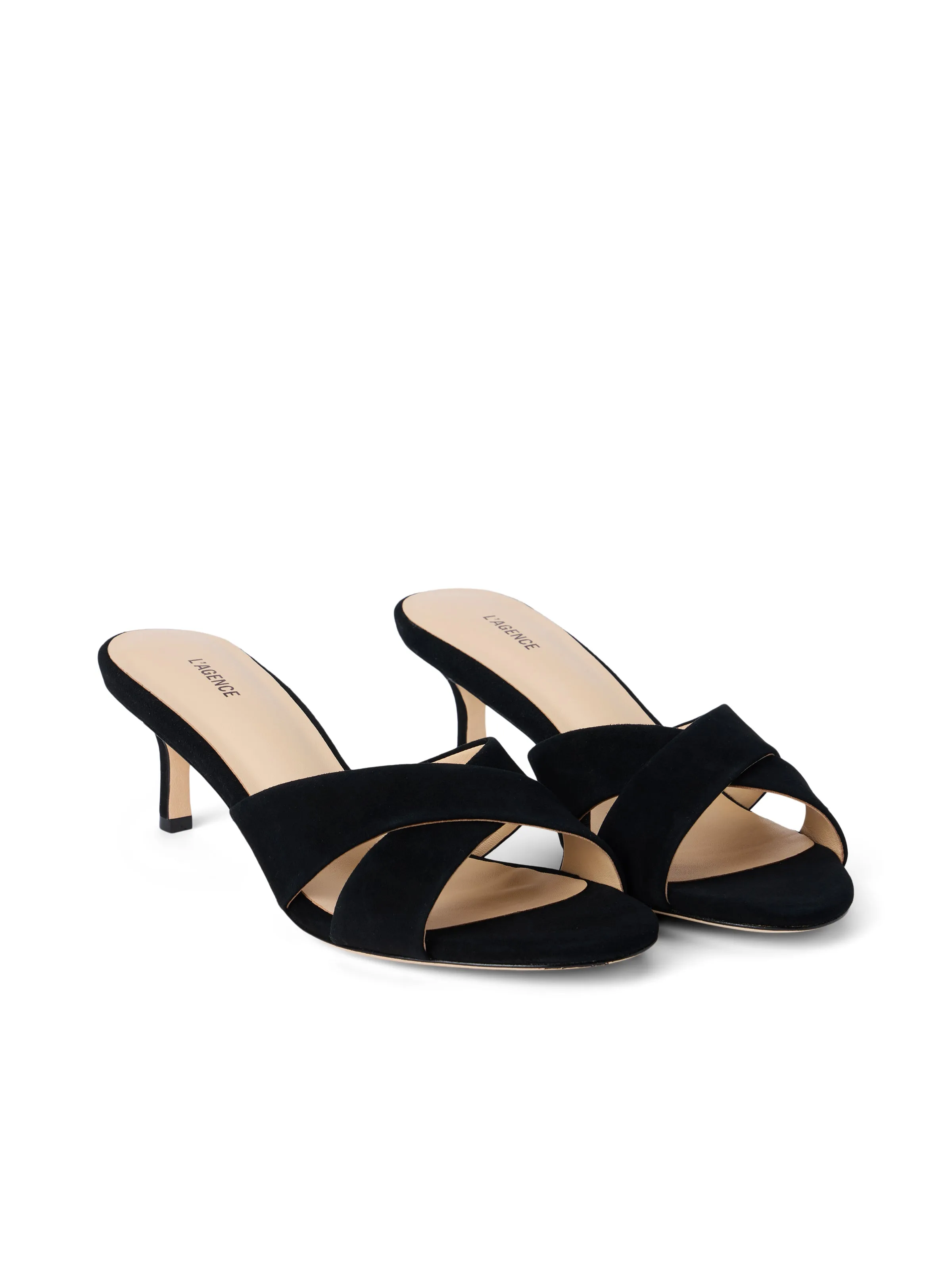 Aveline Kitten-Heel Sandal