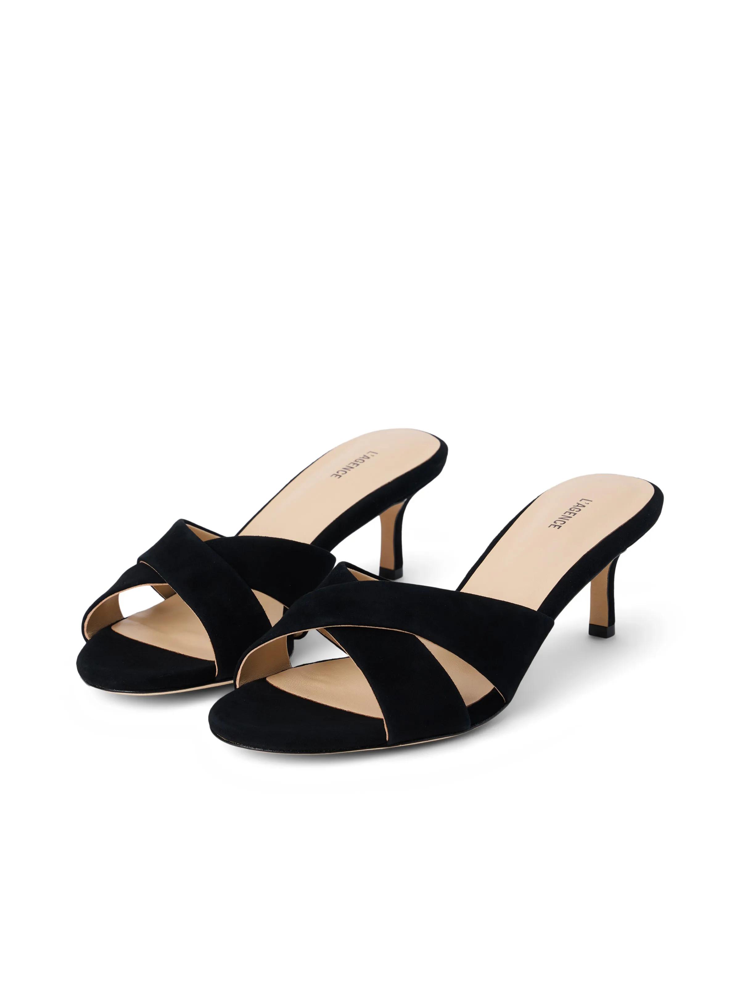 Aveline Kitten-Heel Sandal