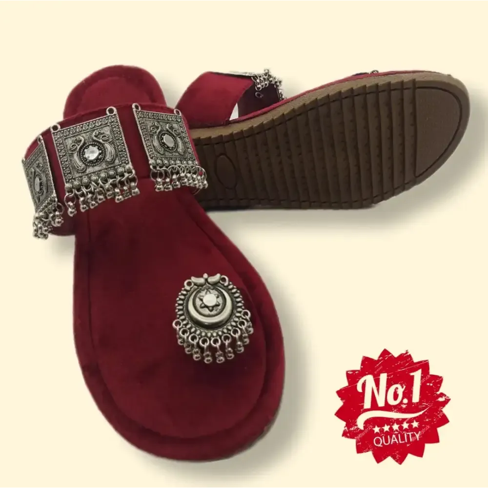 Banjara Flat Maroon