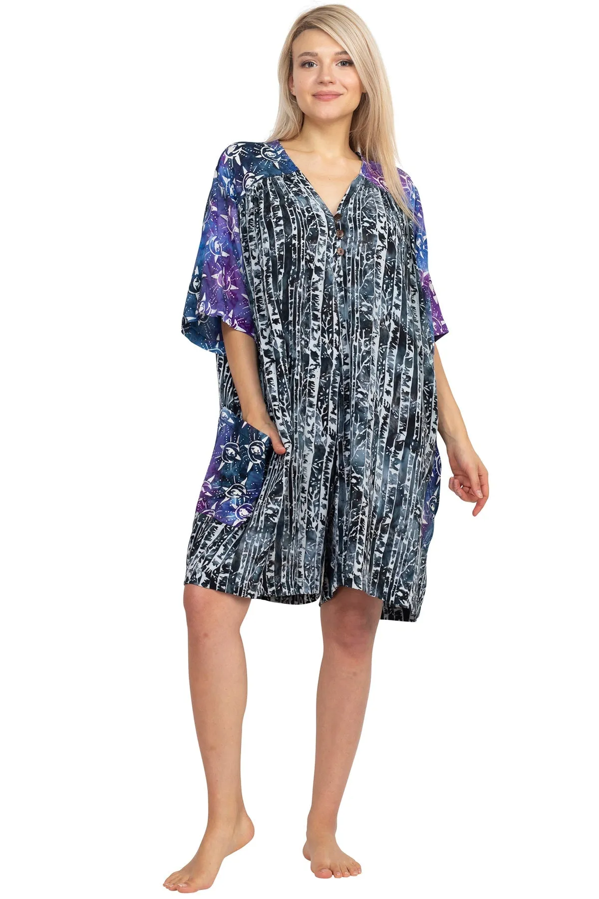 Batik Oversized Romper