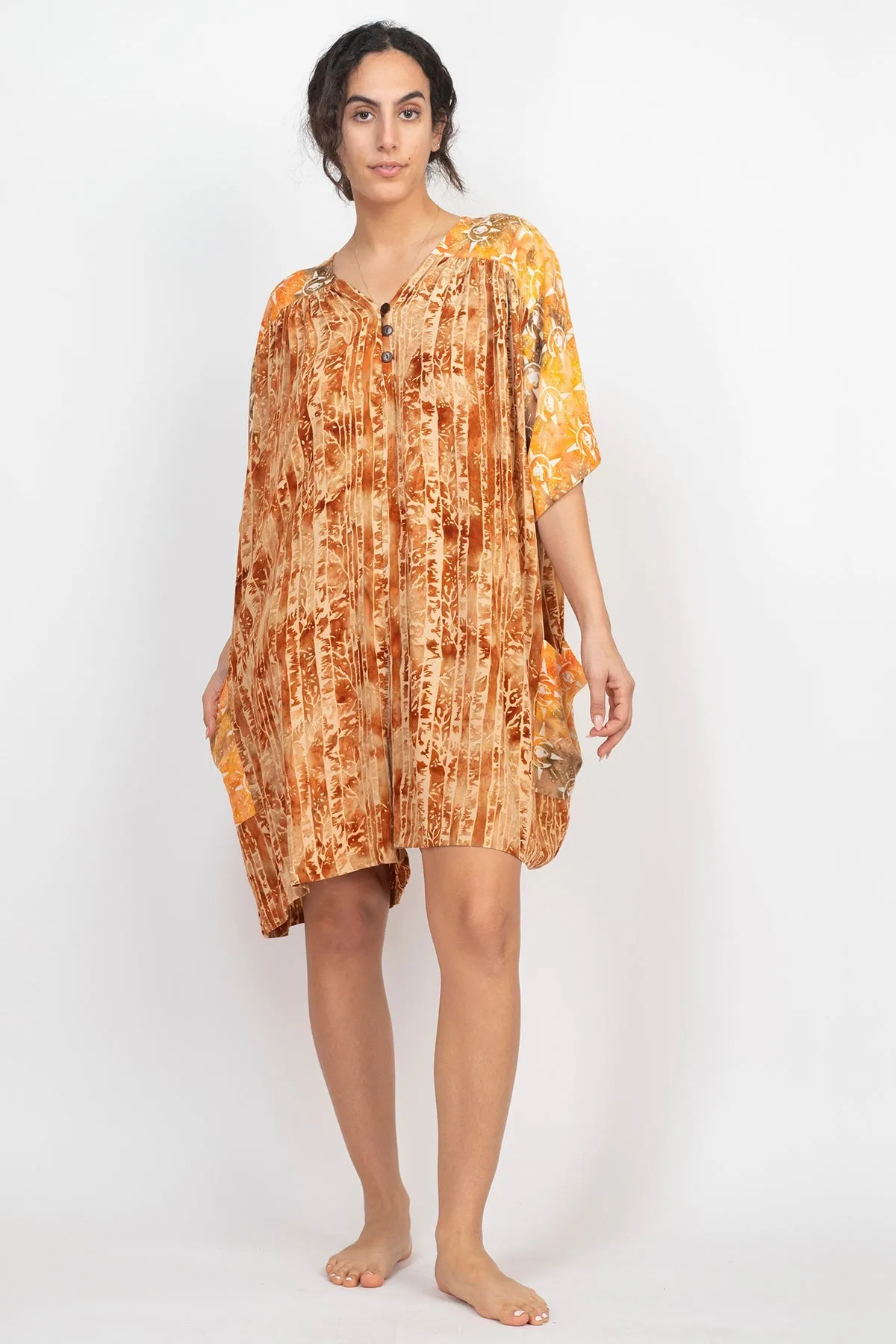 Batik Oversized Romper