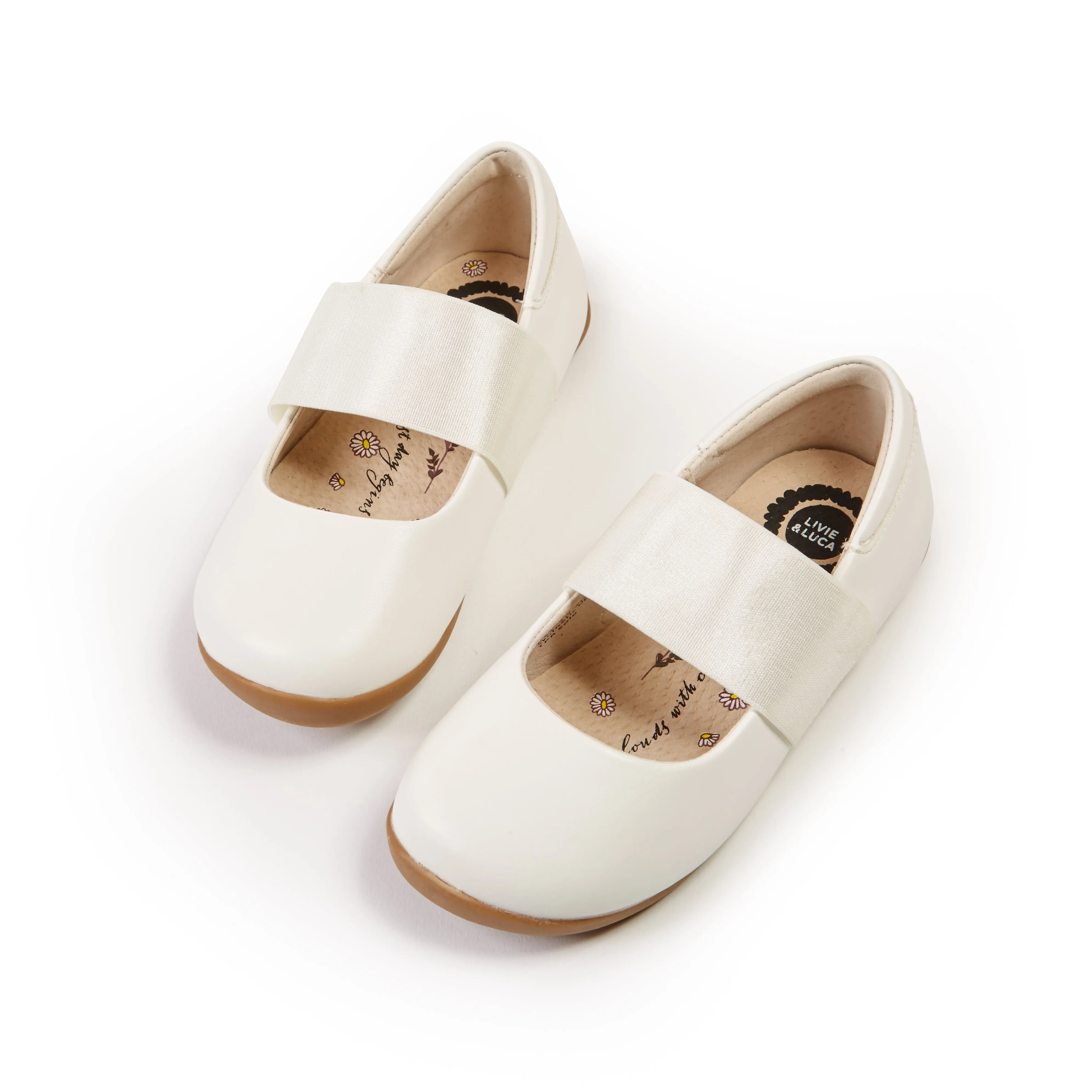 BELLA Ballet Flat | White