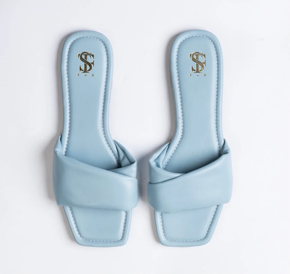 Bella Blue Twisted Sliders