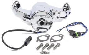 Big Block Chev Electric Water Pump, Chrome Finish MZWP100C