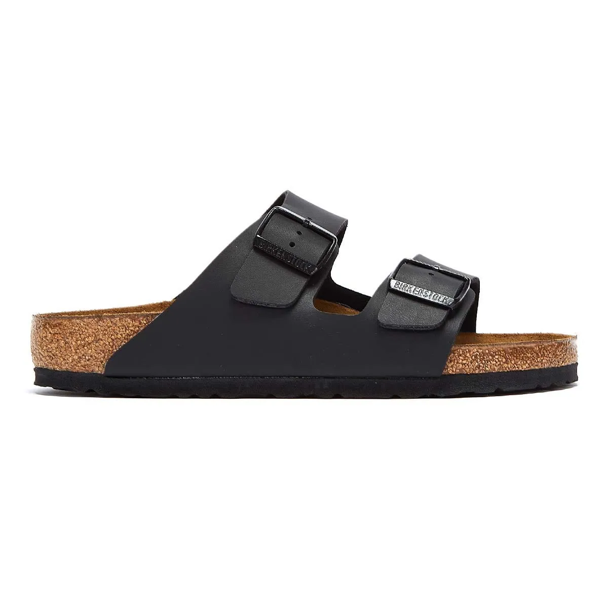 Birkenstock Arizona Birko-Flor Mens Black Narrow Sandals