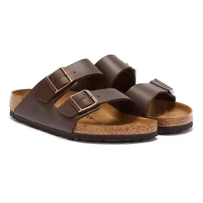 Birkenstock Arizona Birko-Flor Mens Brown Narrow Sandals