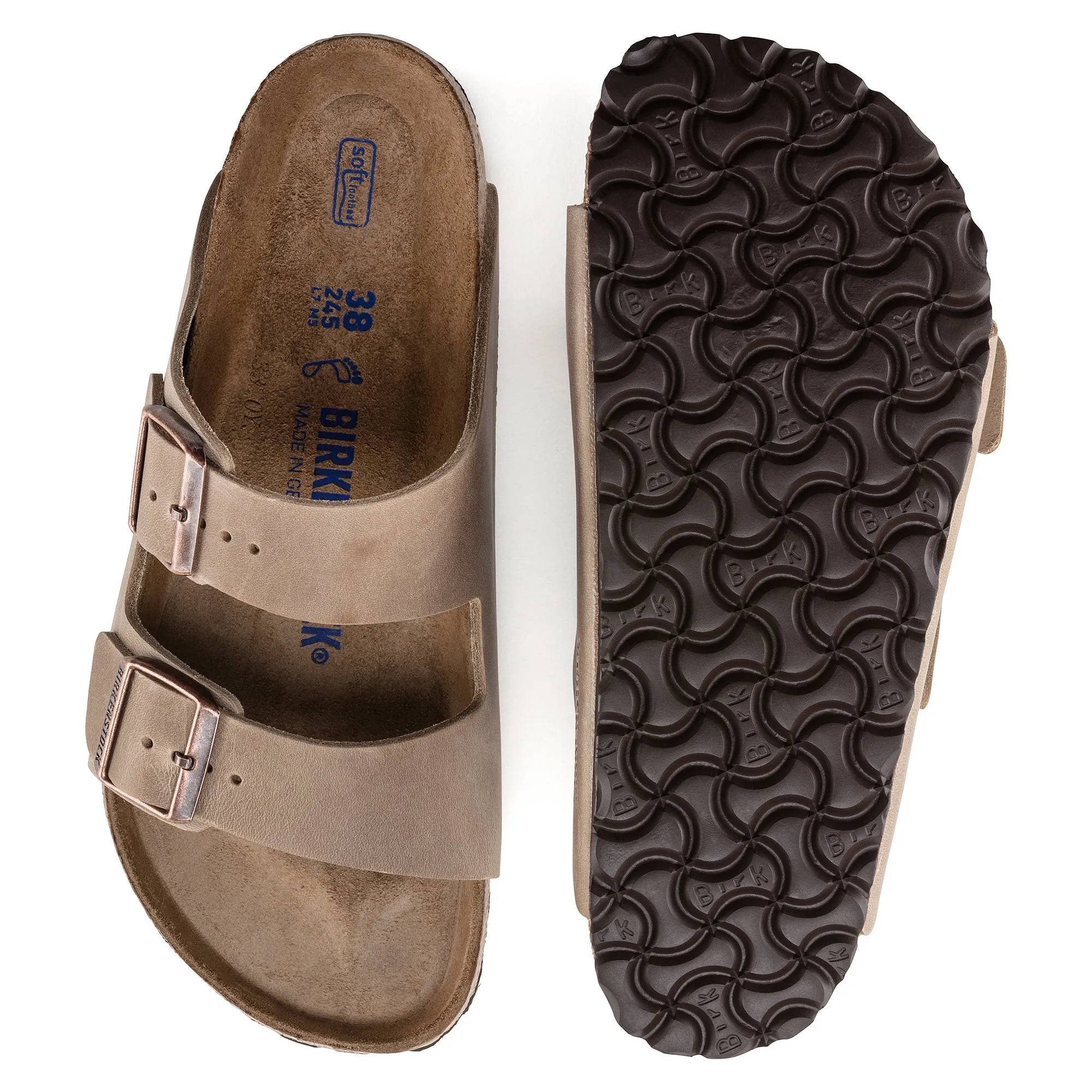 Birkenstock Arizona Soft Footbed Oiled Leather Sandals