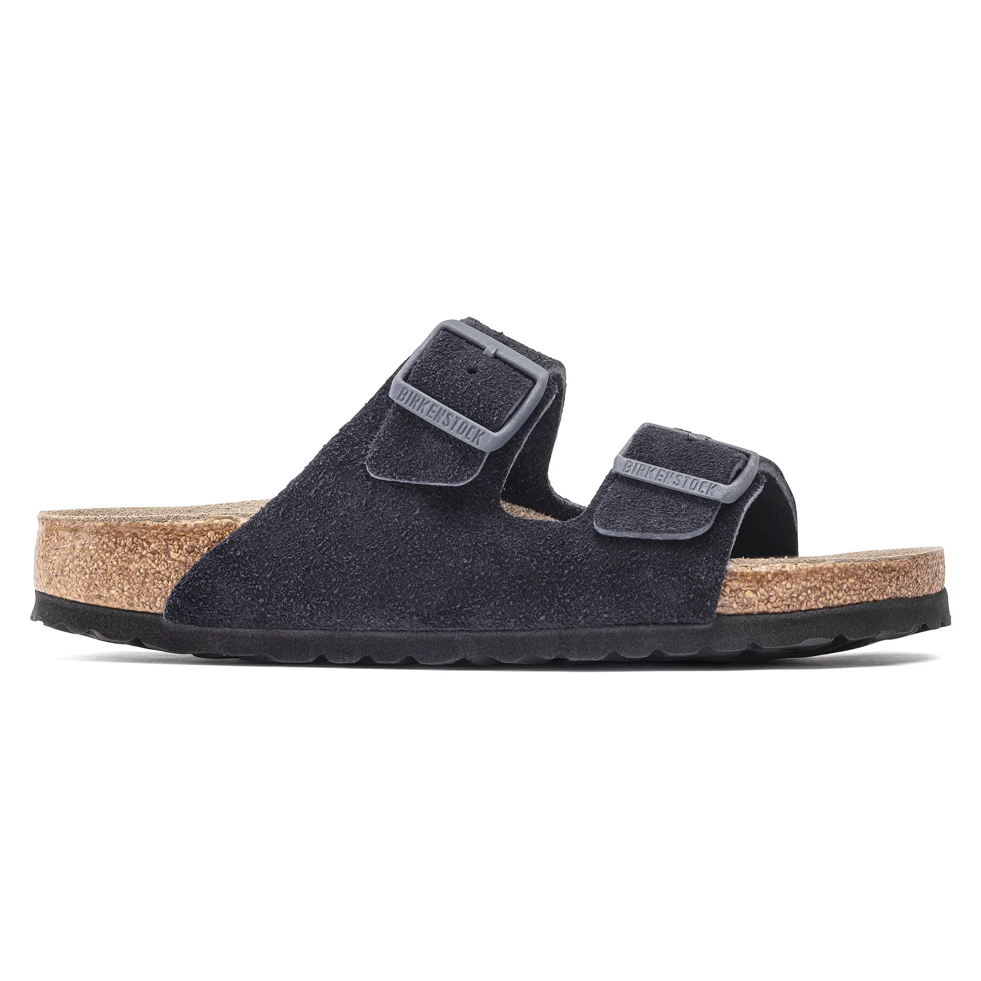 Birkenstock Arizona Suede Leather Soft Footbed - Midnight