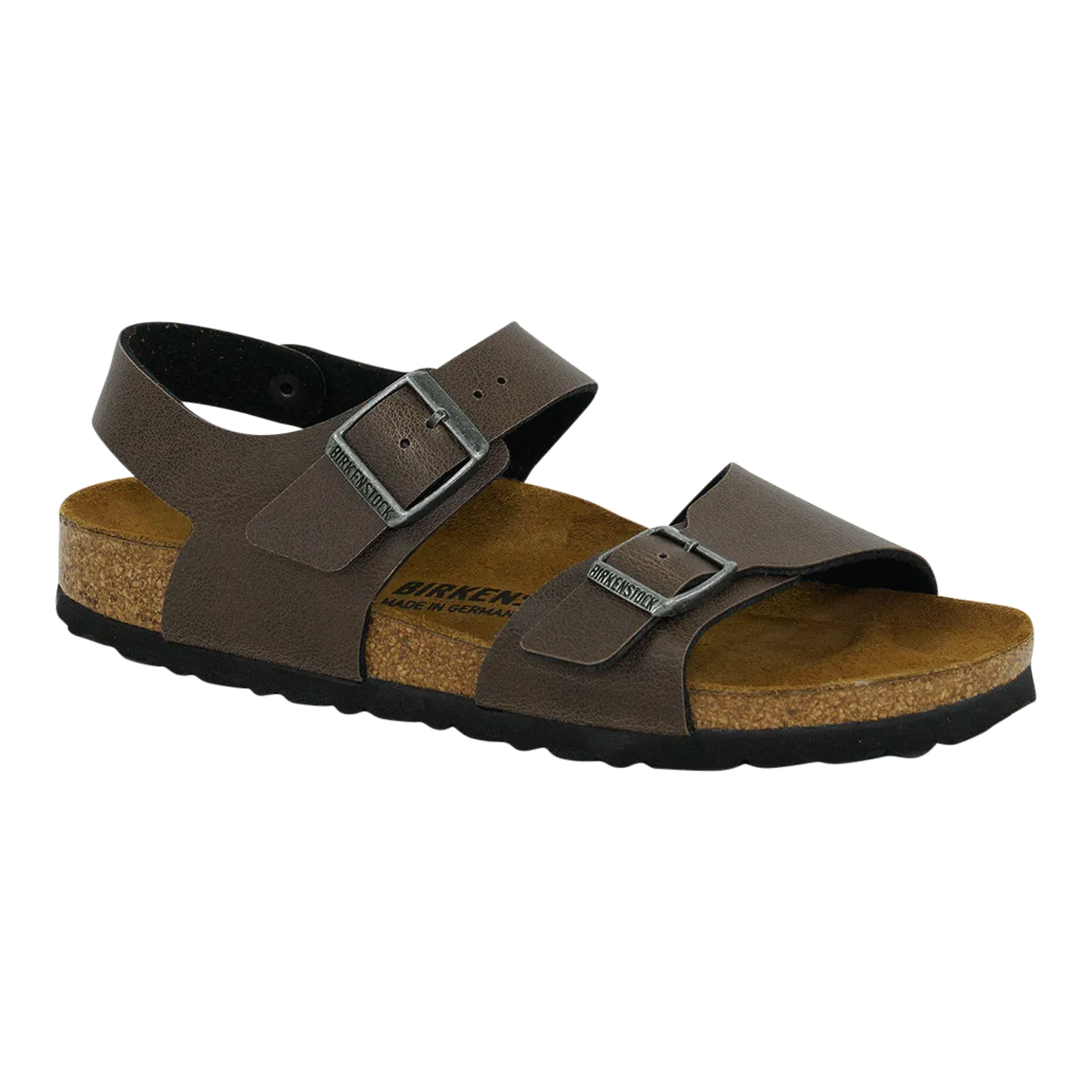 Birkenstock Kids' New York Sandals Birko-Flor Pull Up Brown 25 N