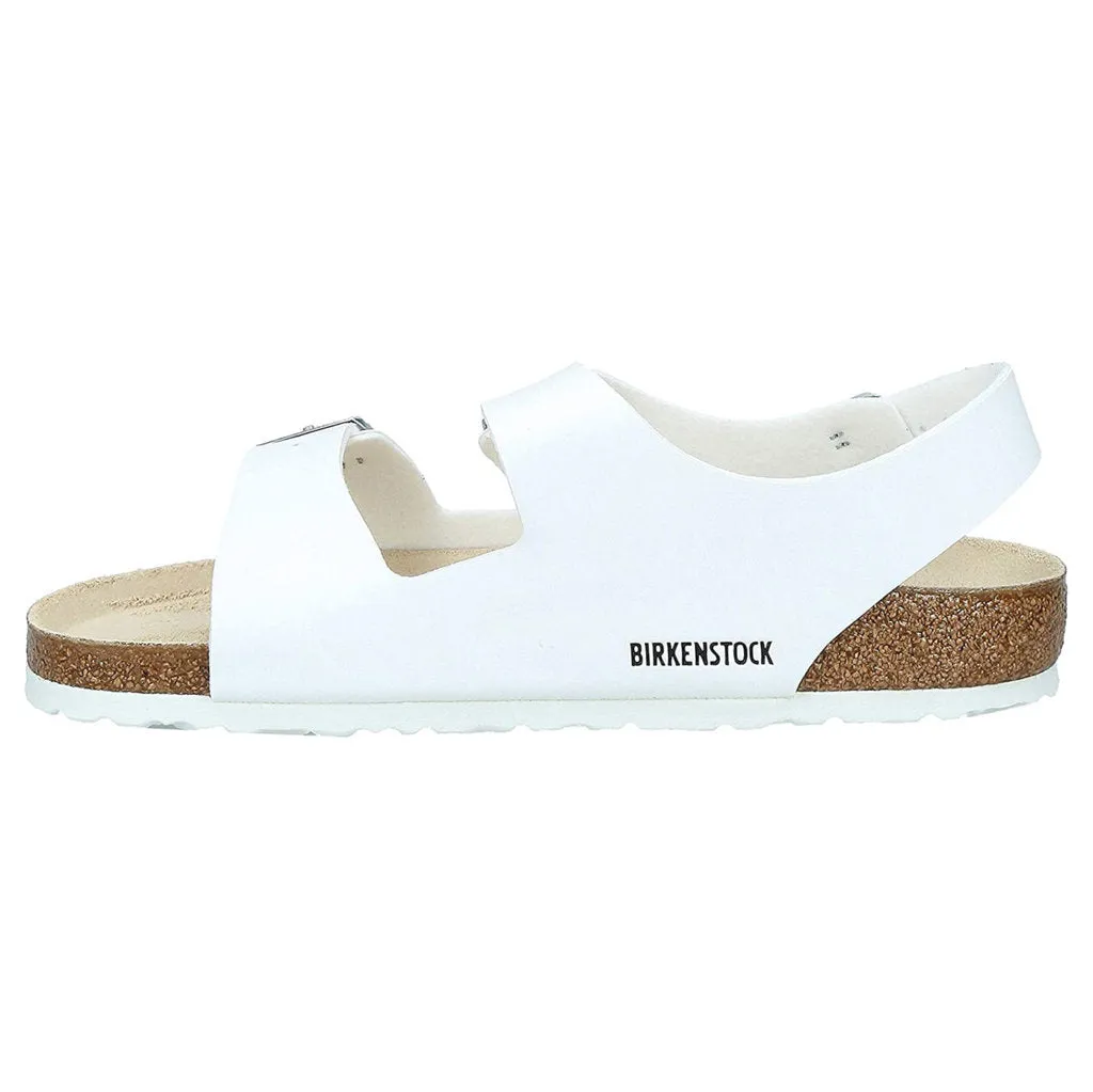 Birkenstock Unisex Sandals Milano BS Adjustable Buckles Slingbacks Birko-Flor - UK 5.5