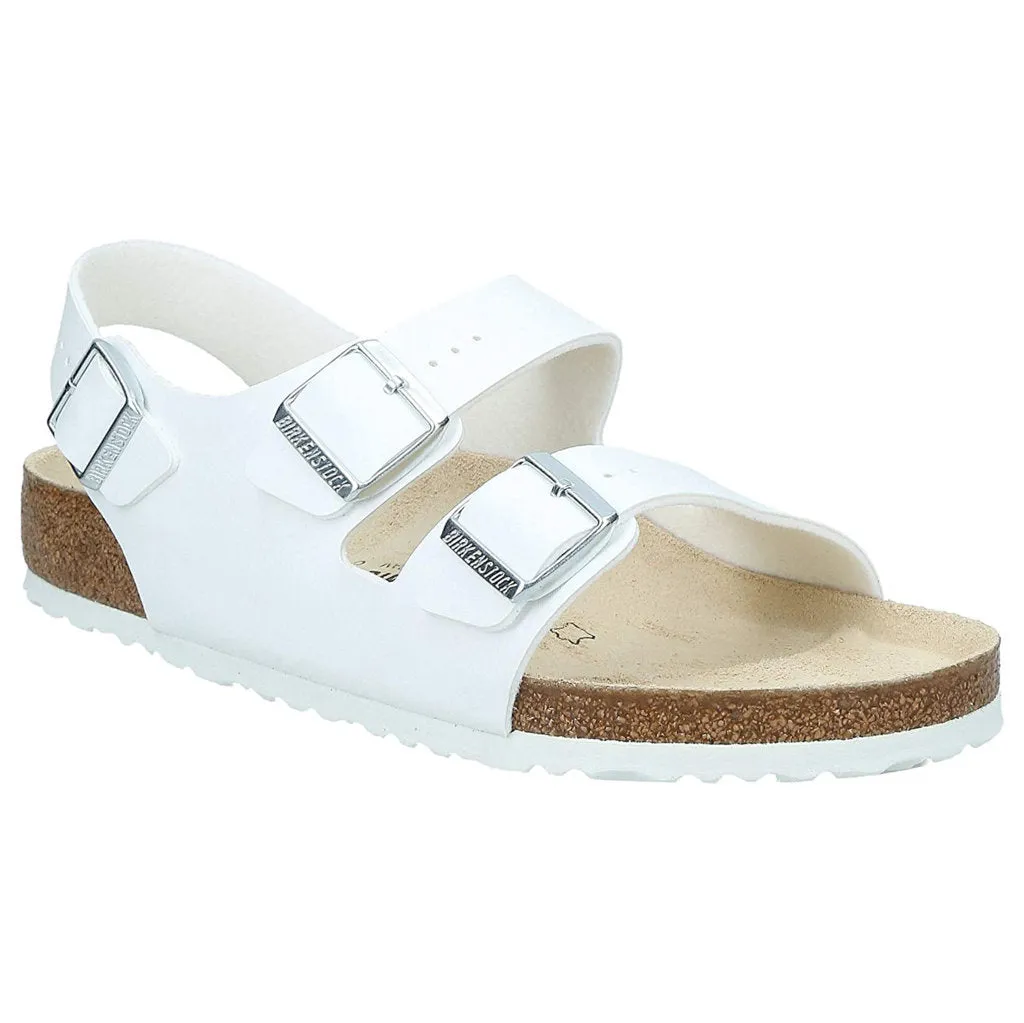 Birkenstock Unisex Sandals Milano BS Adjustable Buckles Slingbacks Birko-Flor - UK 5.5