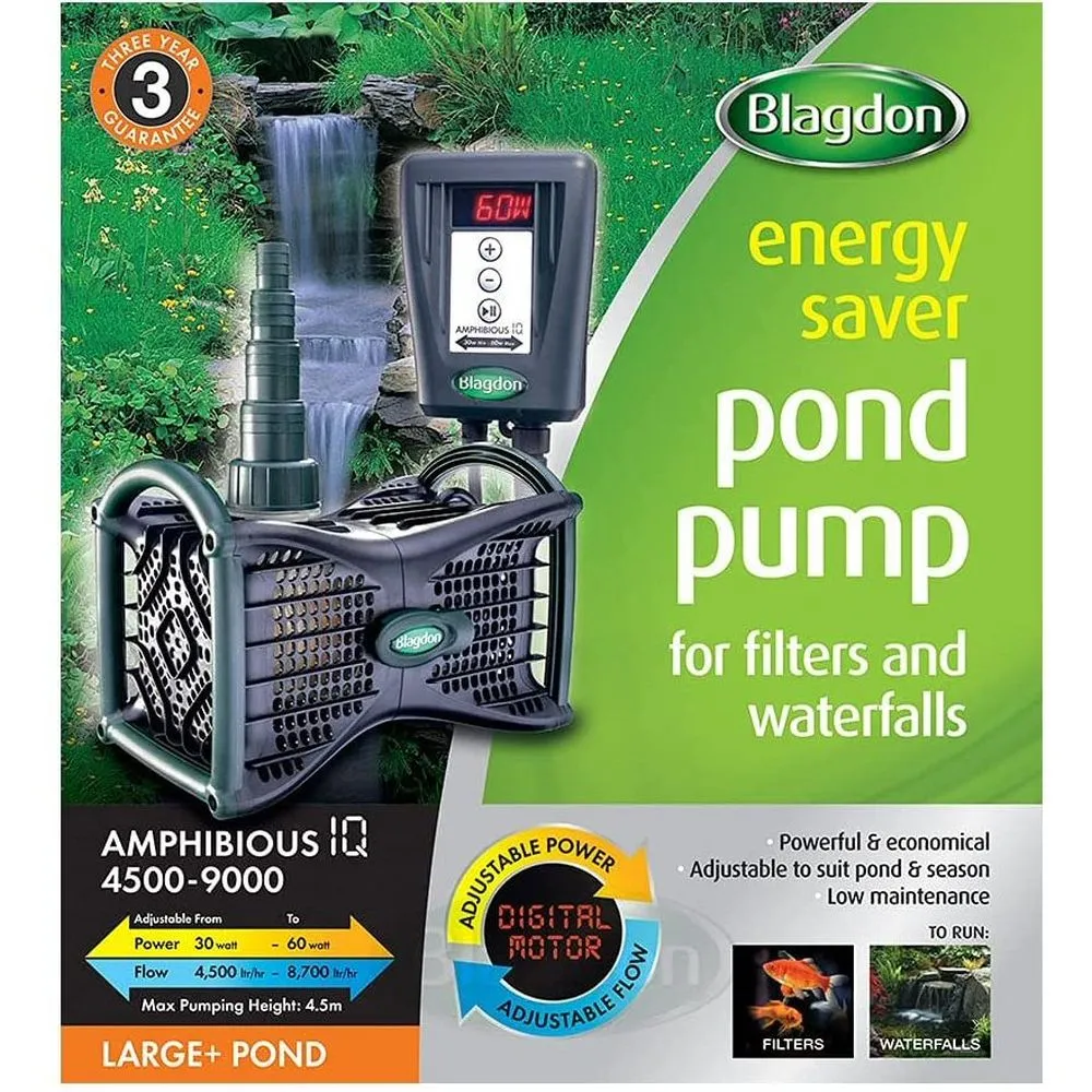 Blagdon Amphibious IQ 4500-9000 Pond Pump