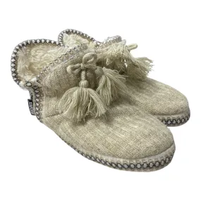 Boots Ankle Flats By Muk Luks In Beige, Size:7.5