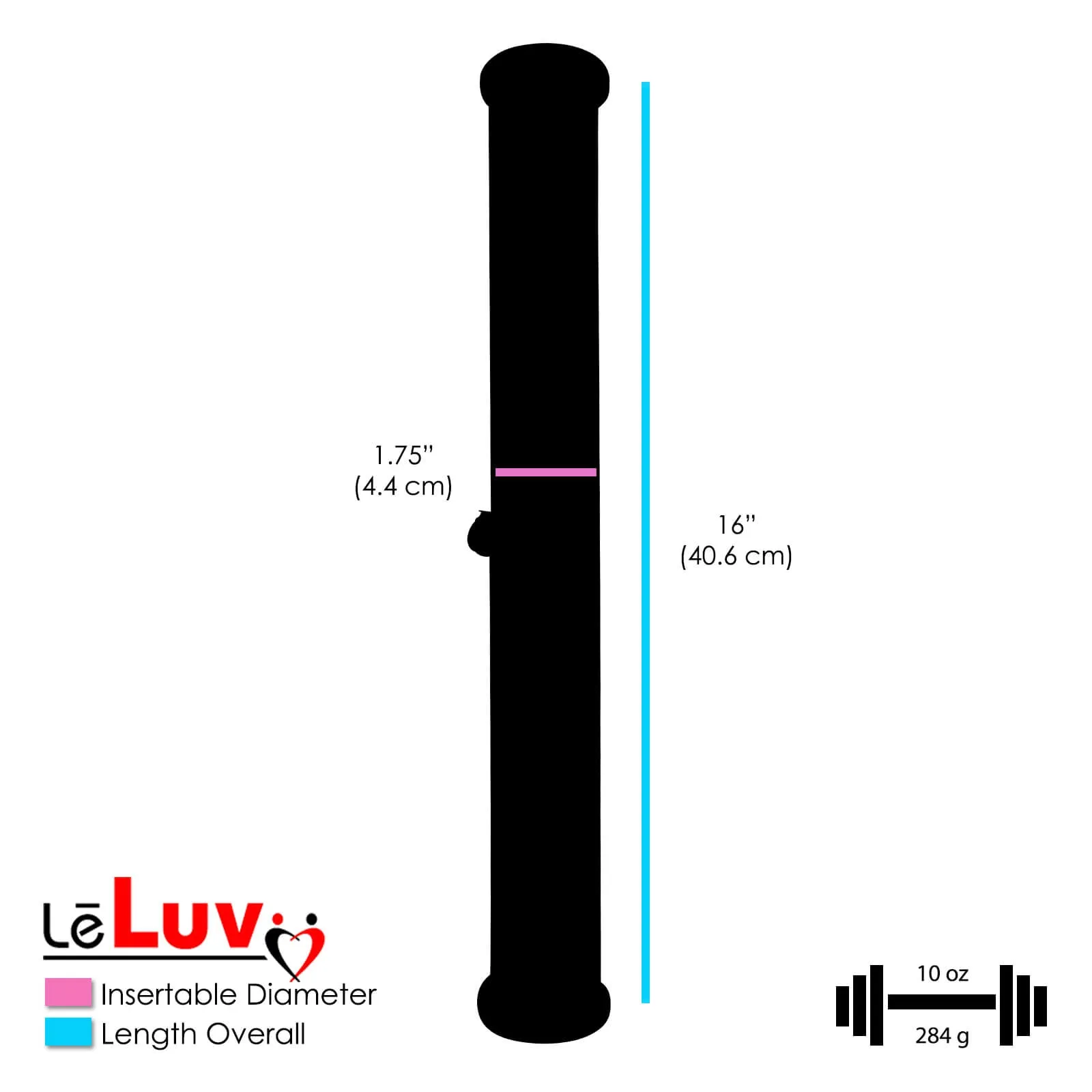 Buddy Penis Pump TYRO - 16" 18" 20" 22 Inch Length Double-Ended Cylinder