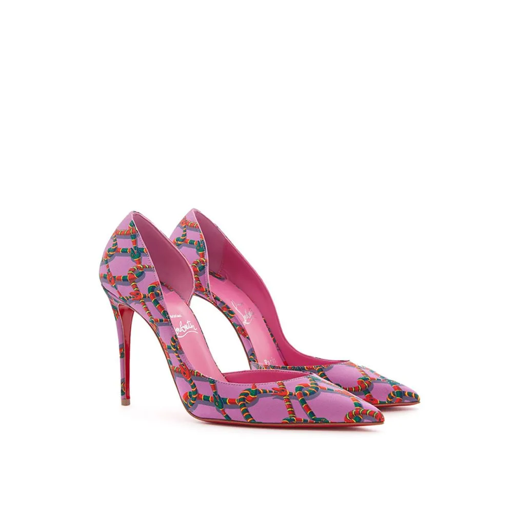 Christian Louboutin Elegant Pink Raso Pumps for Evening Elegance