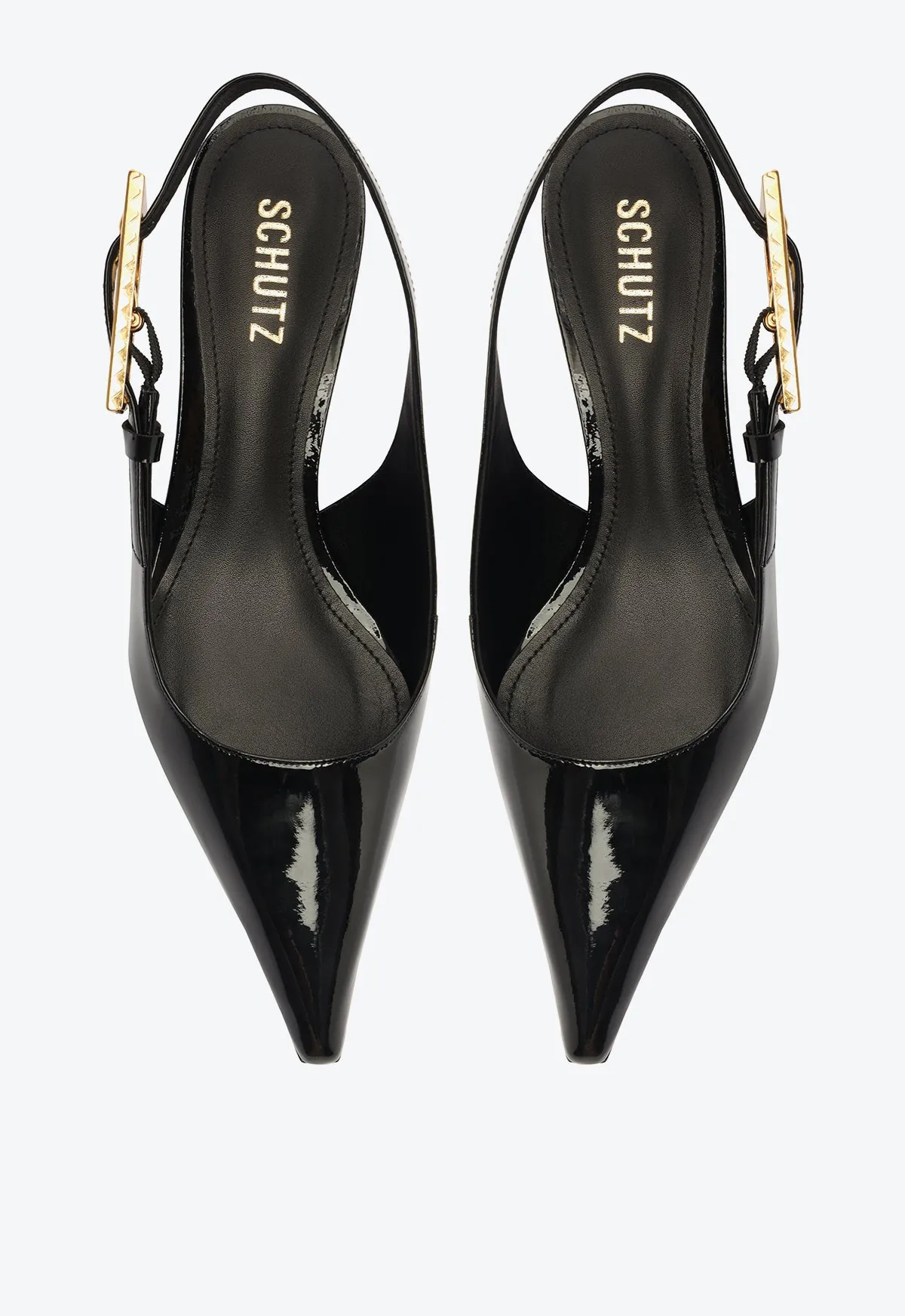 Ciara Mid Patent Leather Pump