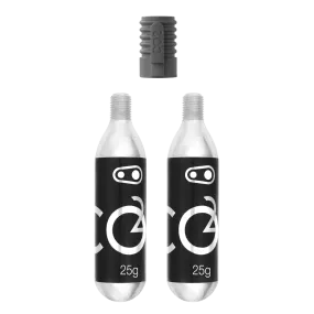 Co2 25g Cartridges (2 Units) w/ Inflator