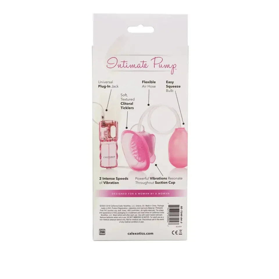 Colt Pink Wired Female Vibrating Pussy Sucker with Pump