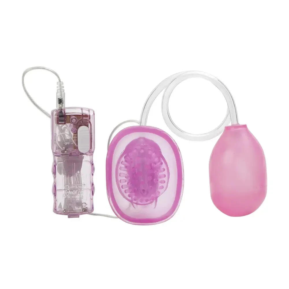 Colt Pink Wired Female Vibrating Pussy Sucker with Pump