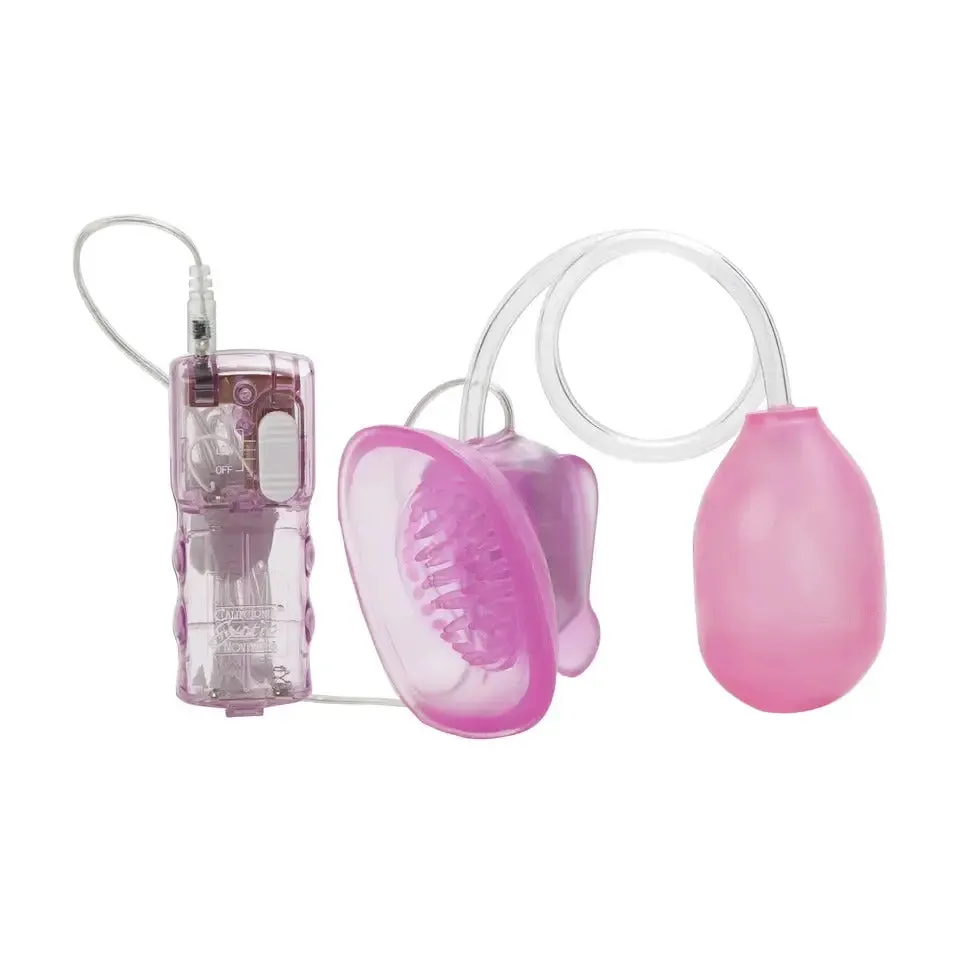 Colt Pink Wired Female Vibrating Pussy Sucker with Pump