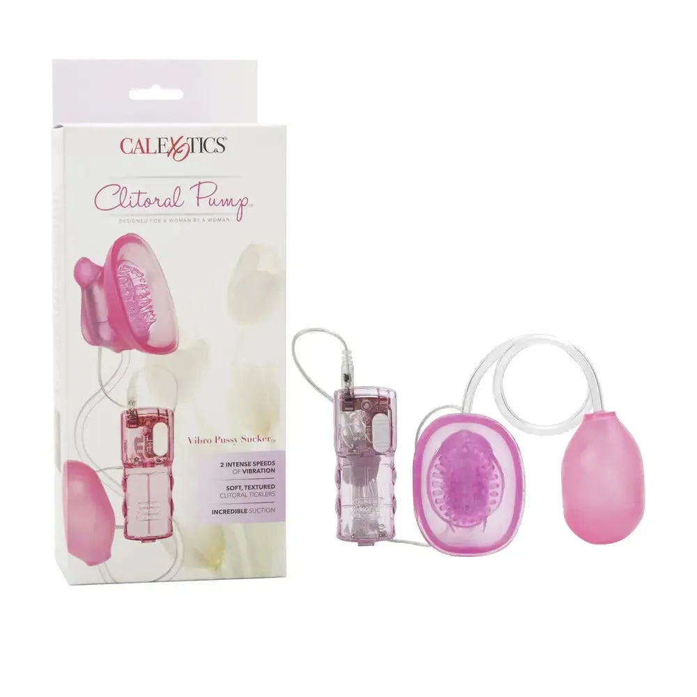 Colt Pink Wired Female Vibrating Pussy Sucker with Pump