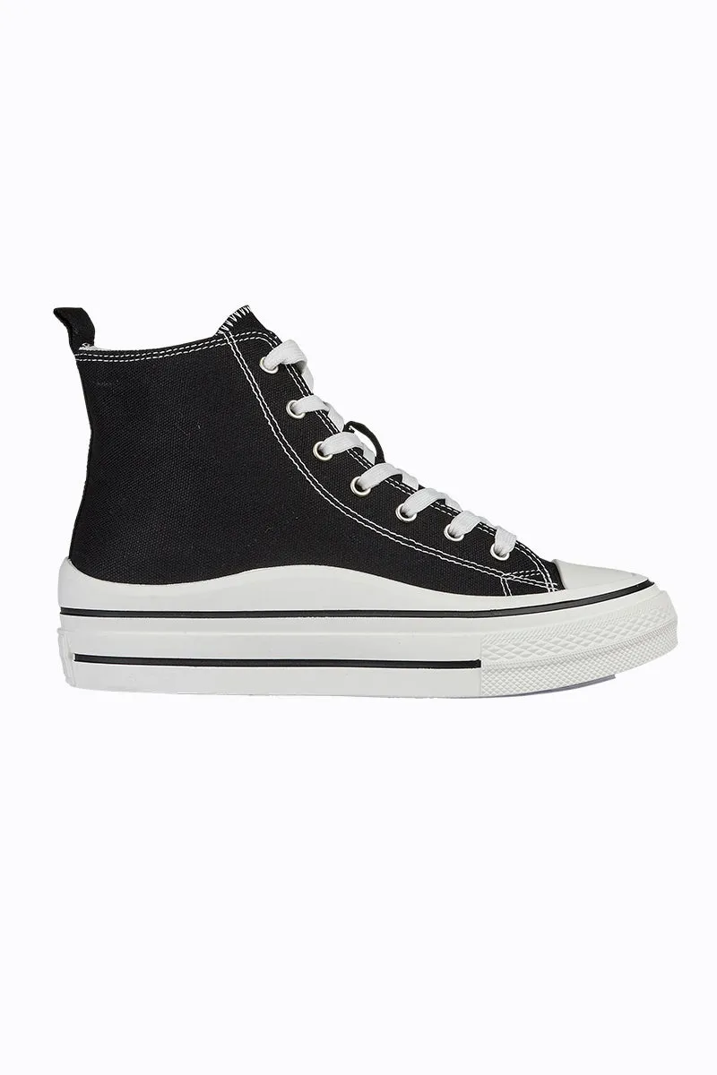 Contrast Canvas High Top Trainer