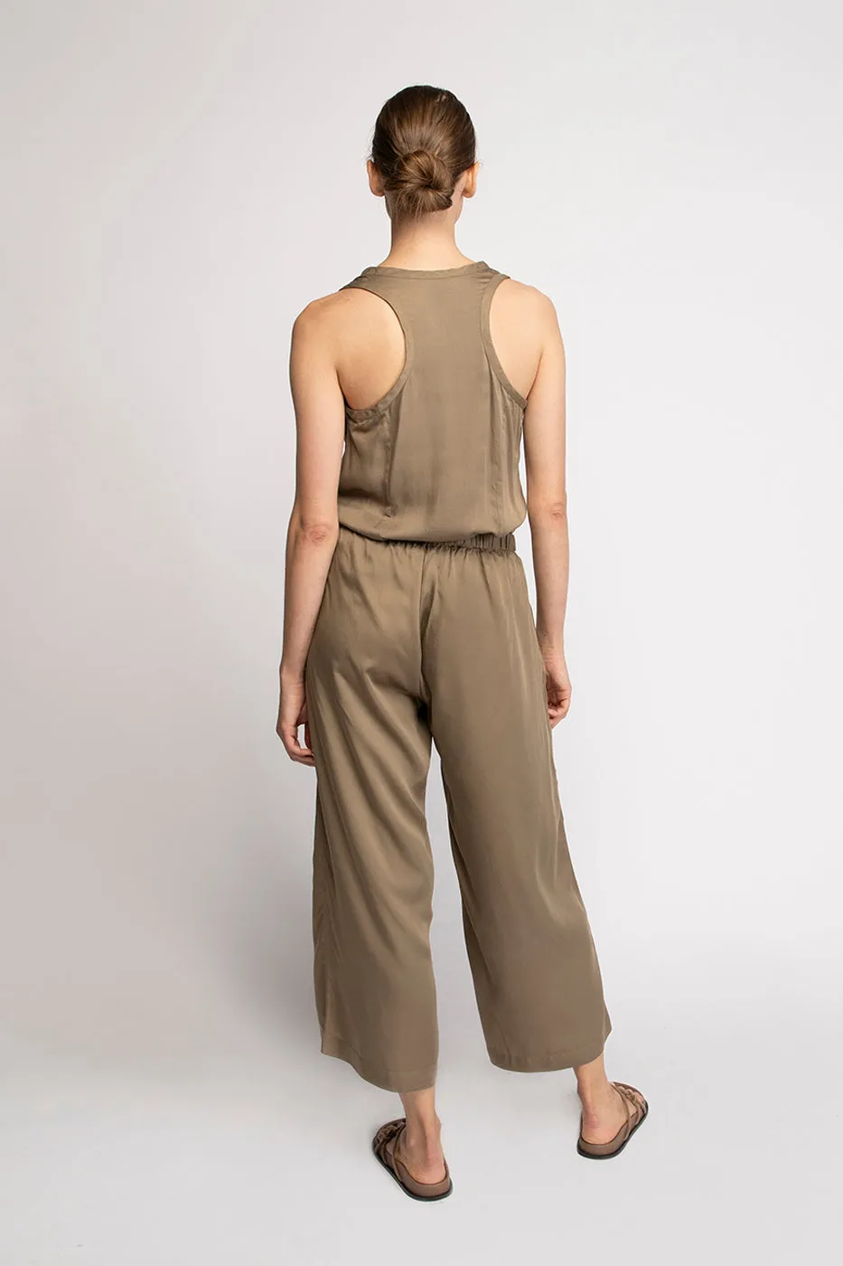 Cropped Palazzo Pants