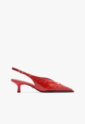 Daria Sling Patent Leather Pump