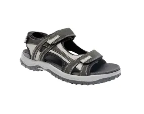 Drew Warren Men Sandal In Black/grey Combo