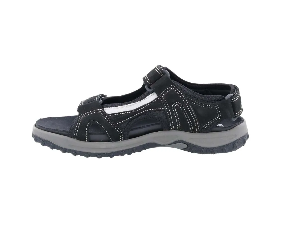 Drew Warren Men Sandal In Black/grey Combo