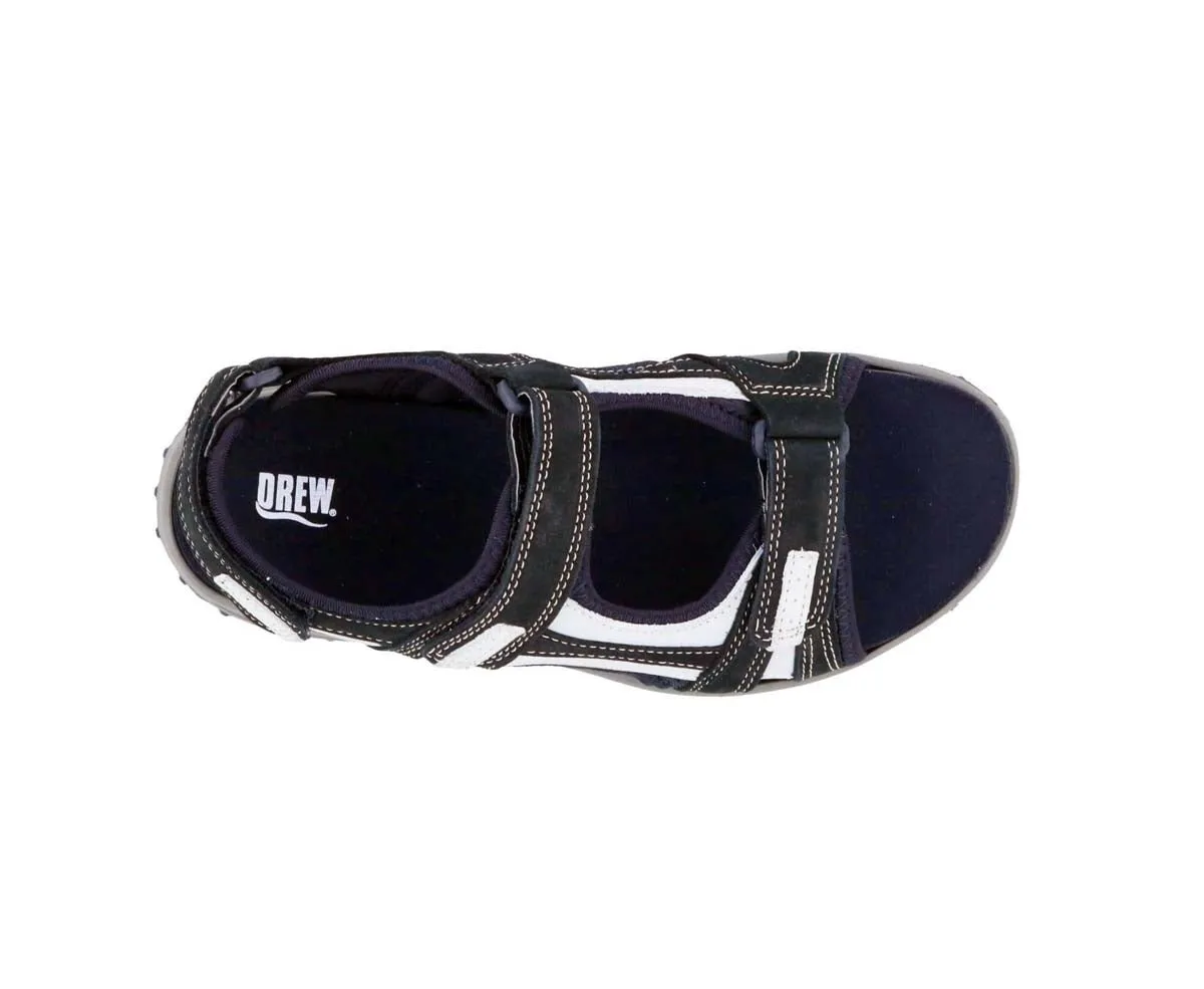 Drew Warren Men Sandal In Black/grey Combo