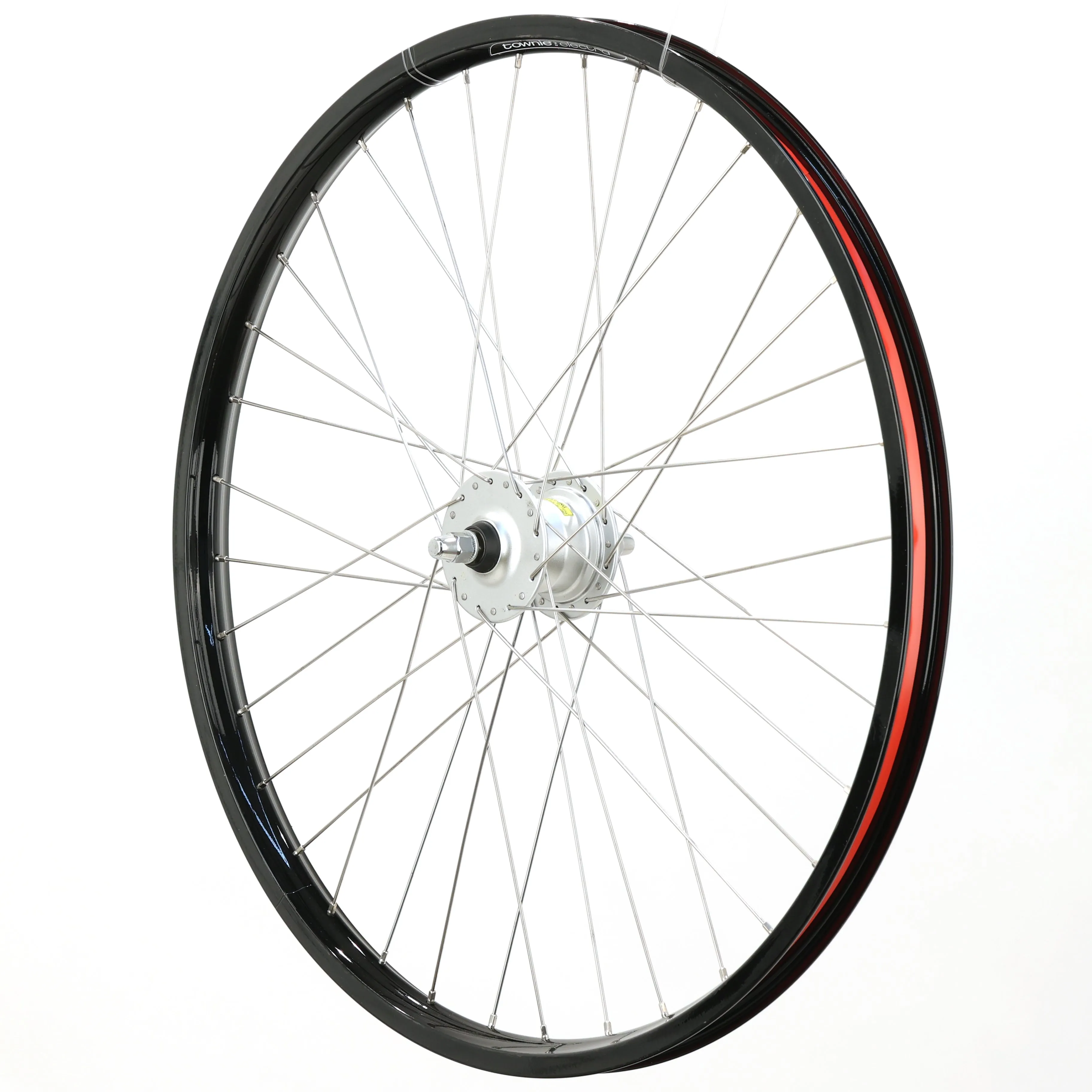 Electra Townie Go! 26" Front Wheel, Clincher, 100mm Hub, Roller Brake, Bolt-On