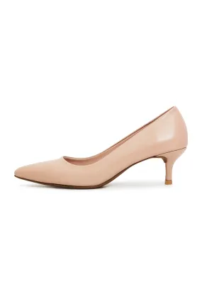 Elegant Luxe Pumps - Beige