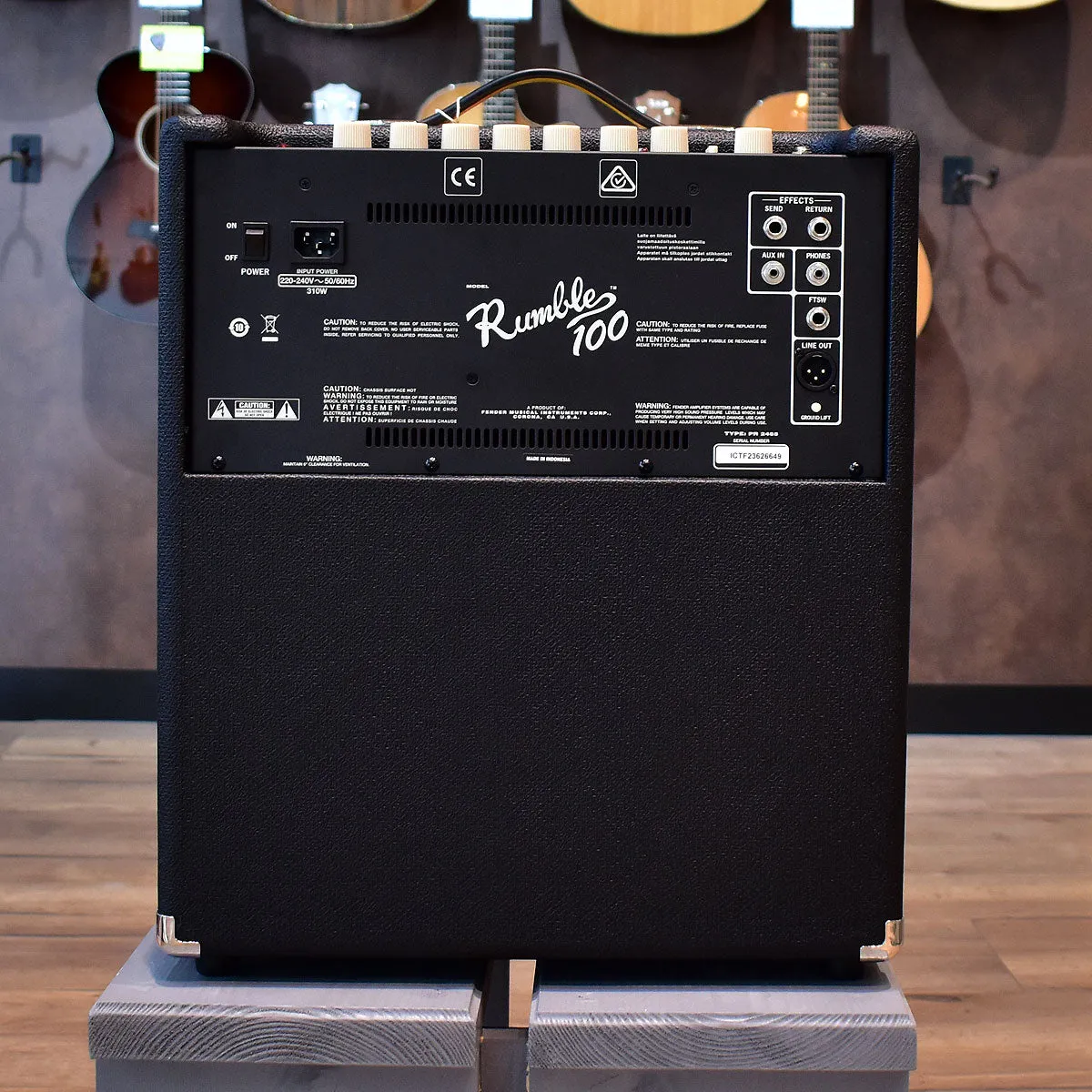 Fender Rumble 100 V3 Bass Amplifier