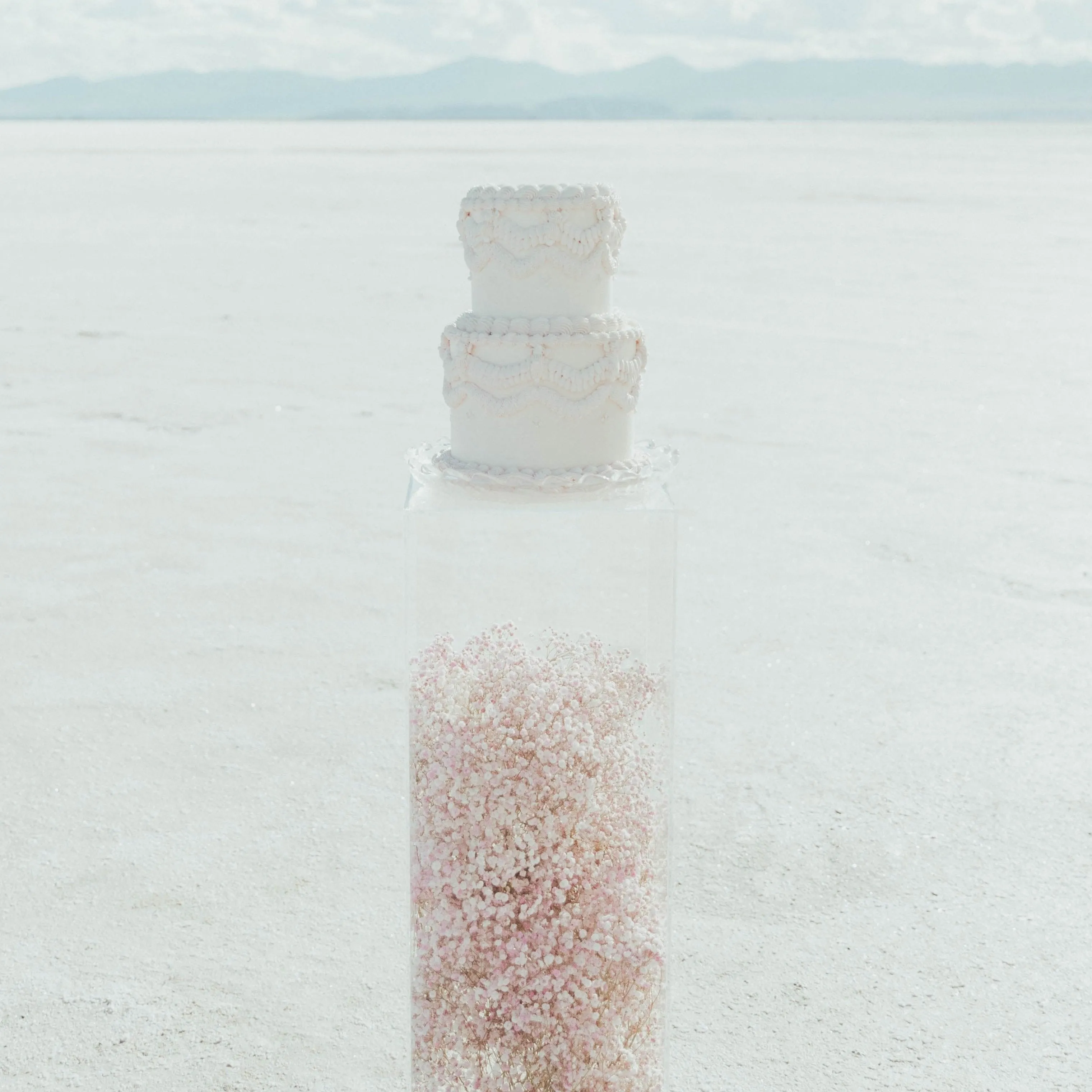 Garden Couture Pink Salt Flats Wedding Editorial