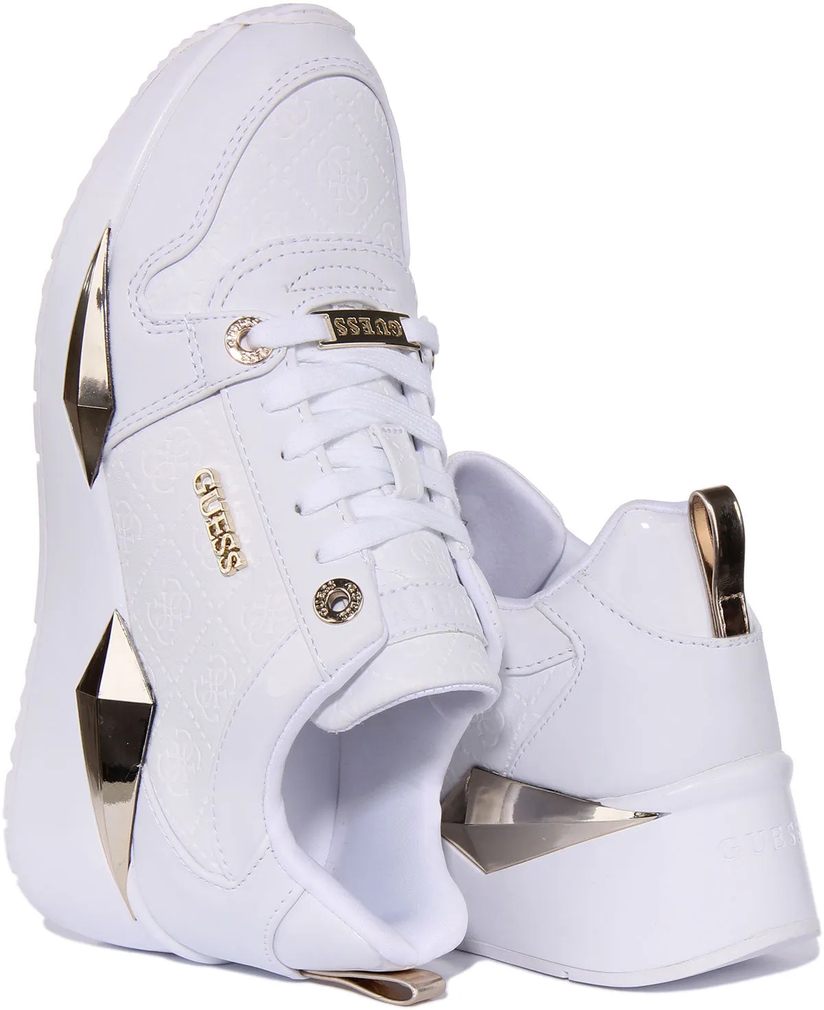 Guess Tallyn Trainer In White For Women