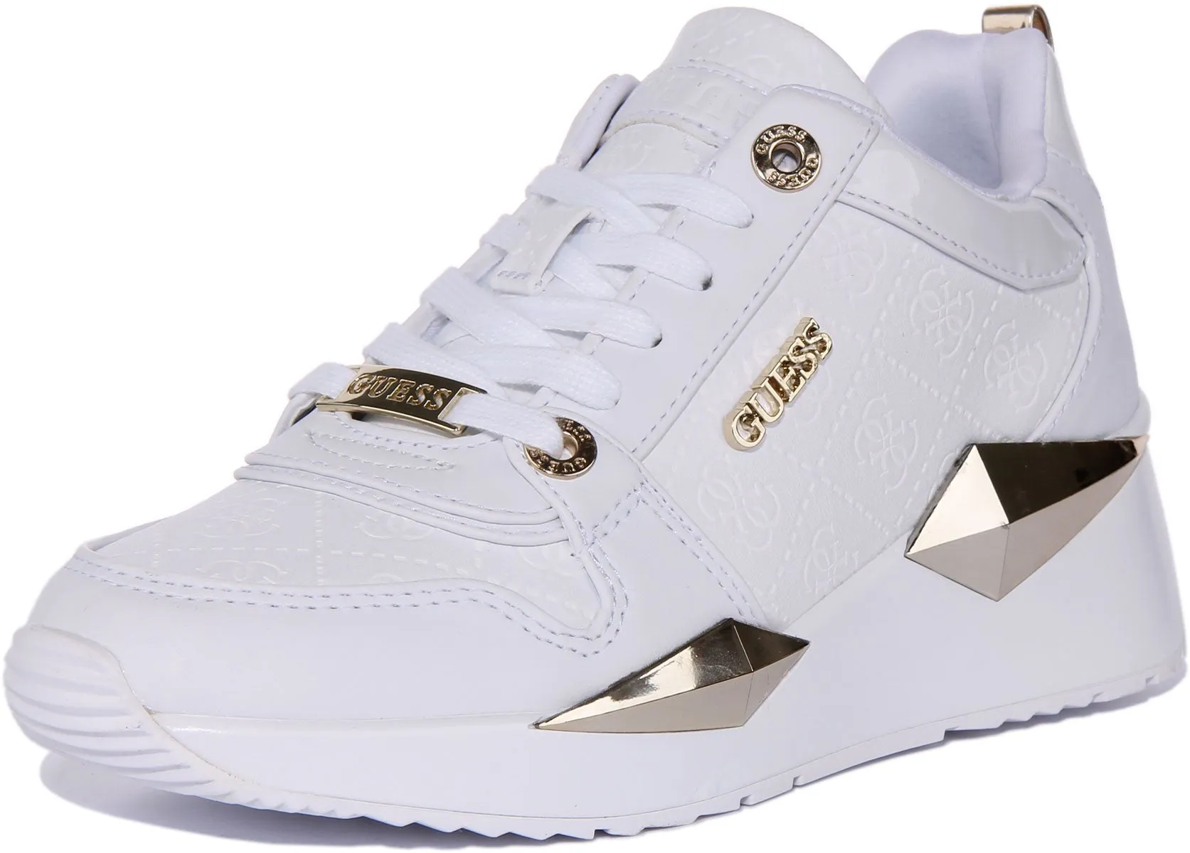 Guess Tallyn Trainer In White For Women